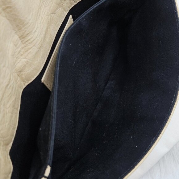 Balenciaga  Neutral Beige Leather Clutch - Picture 9 of 17